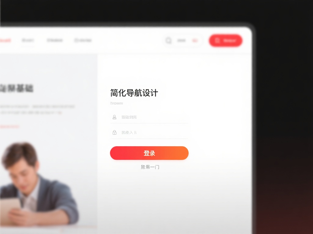简化导航设计是网站优化的基础
登录入口是用户通向