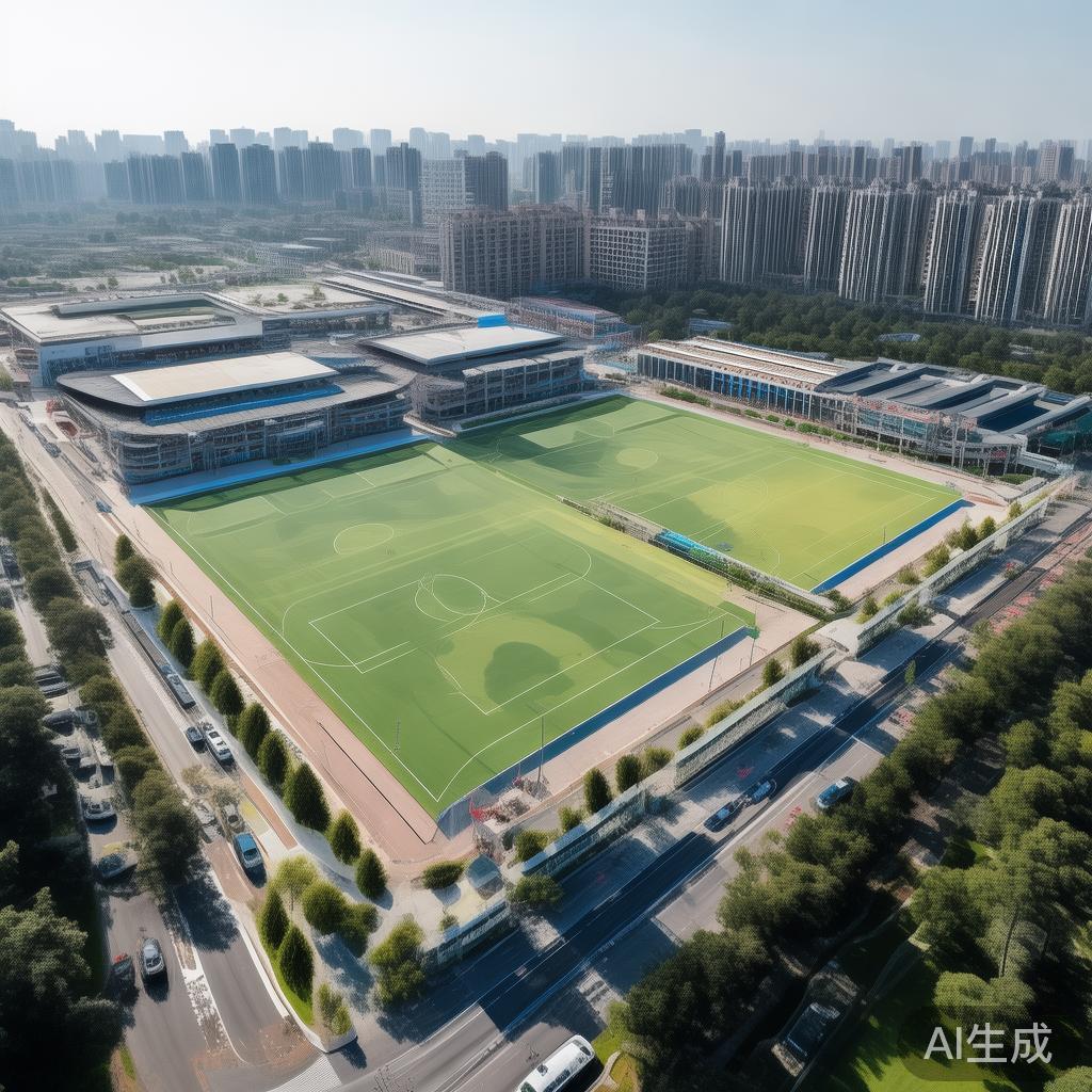 位于新都区的核心地段，新都清源路智博体育中心具有卓